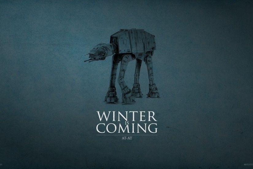 House Stark, Star Wars, AT AT, Game Of Thrones, Crossover, A Song Of Ice  And Fire, Winter Is Coming Wallpapers HD / Desktop and Mobile Backgrounds