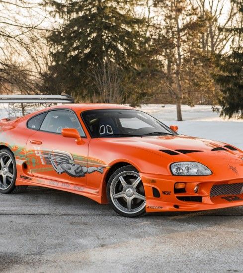 Toyota Supra, Orange, Racing, Cars, The Fast And The Furious