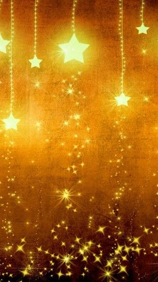 Star Gold Holiday Background Brown Yellow Light Texture iPhone 8 wallpaper