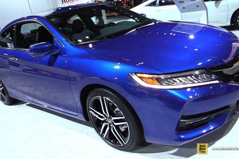 2016 Honda Accord Coupe Touring V6 - Exterior and Interior Walkaround -  2016 New York Auto Show - YouTube