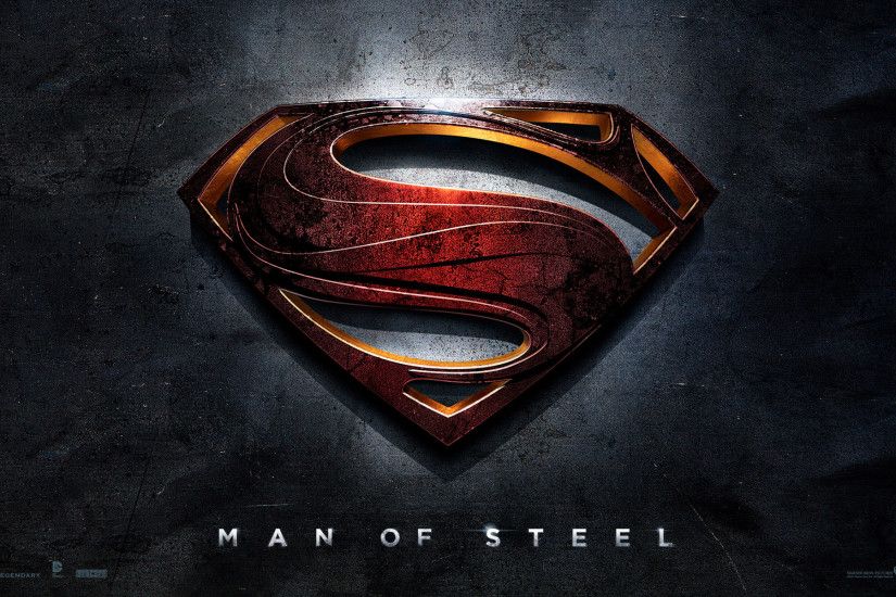 Man of Steel Logo Wallpaper