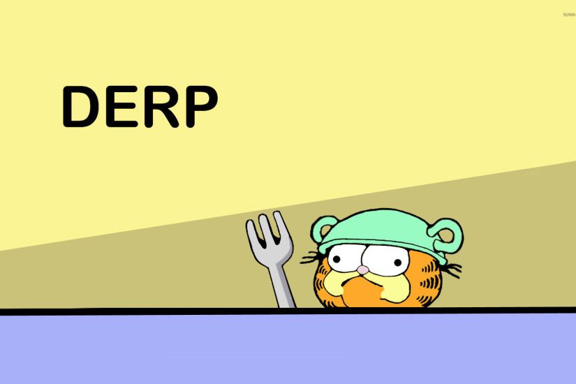 Derp Garfield wallpaper