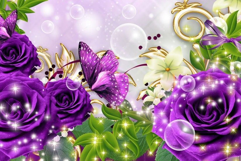 purple rose wallpaper desktop Wide Wallpaper