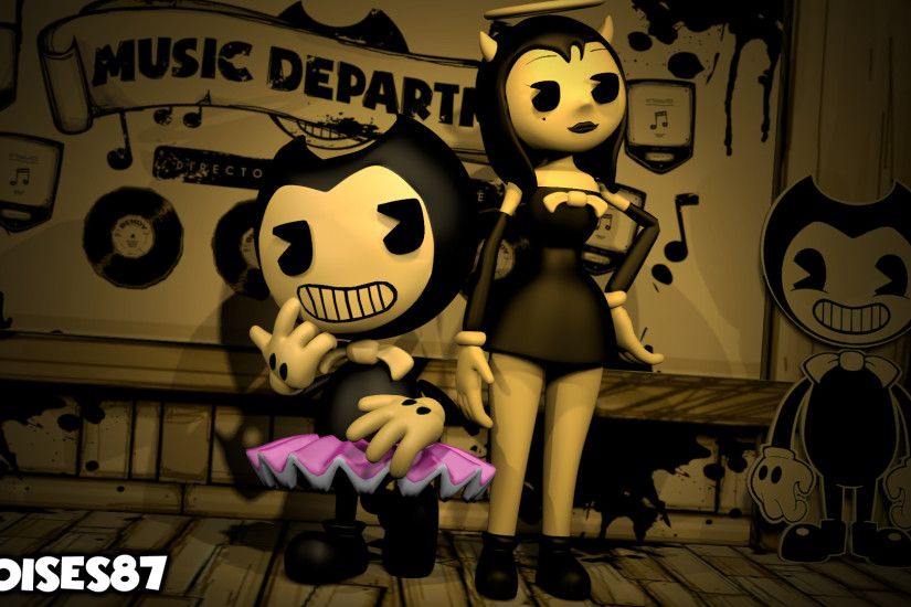 ... Bendy and Alice [Bendy and the Ink machine] by Moises87