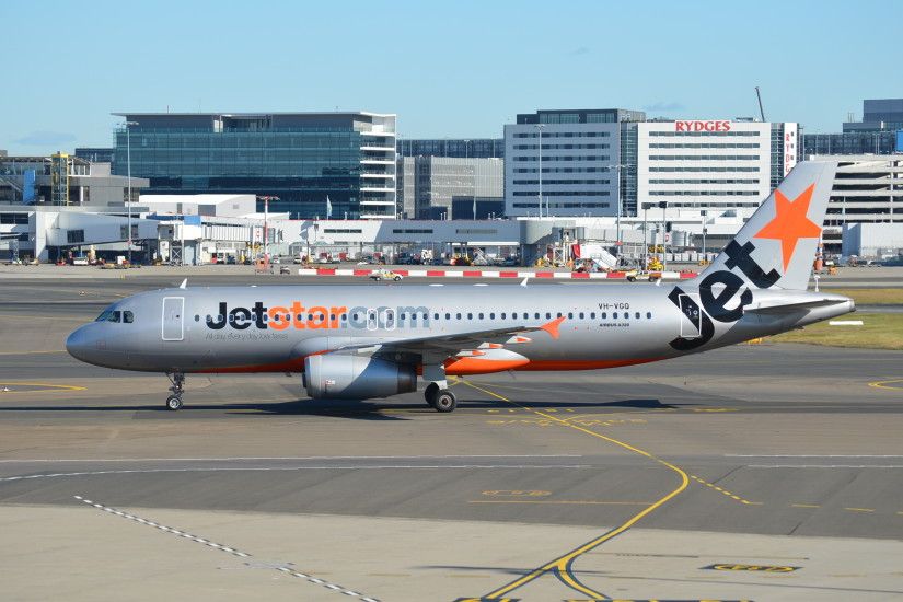 Airbus A320 Aircrafts Airbus Jetstar Sydney Airport Aircraft Airplane Full  HD Impressive Wallpaper