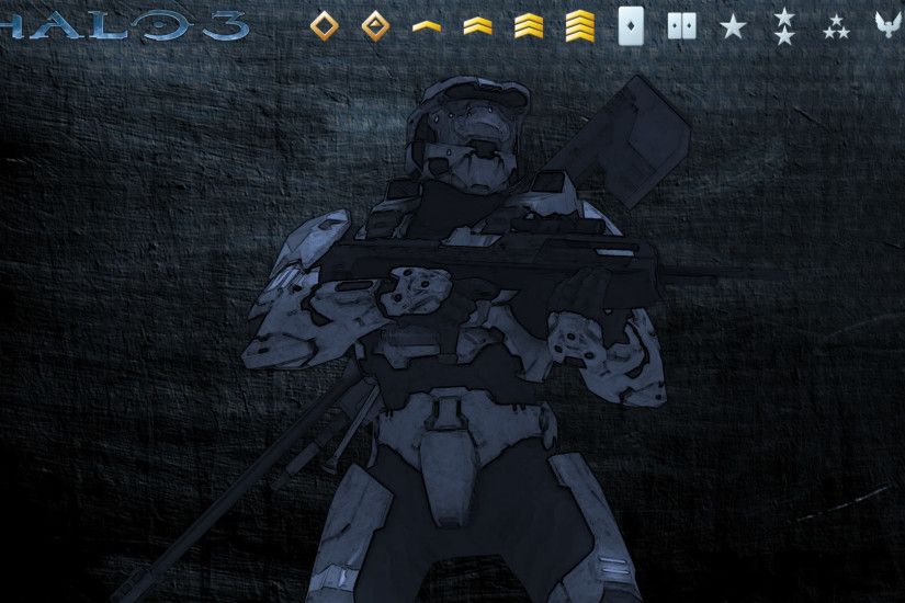 Halo 3 Ranks Background