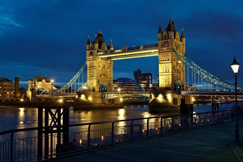 Preview wallpaper london, england, city, night, lights, river, thames,