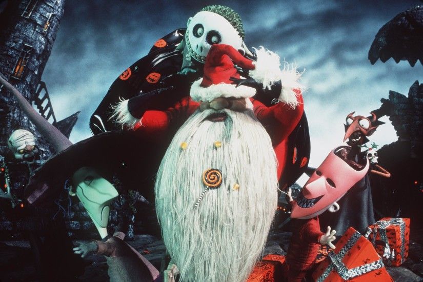 Jack Santa Nightmare Before Christmas HD Desktop Wallpaper