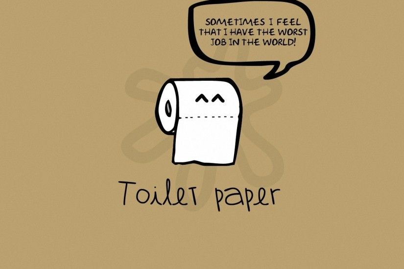 Funny Toilet Paper wallpaper