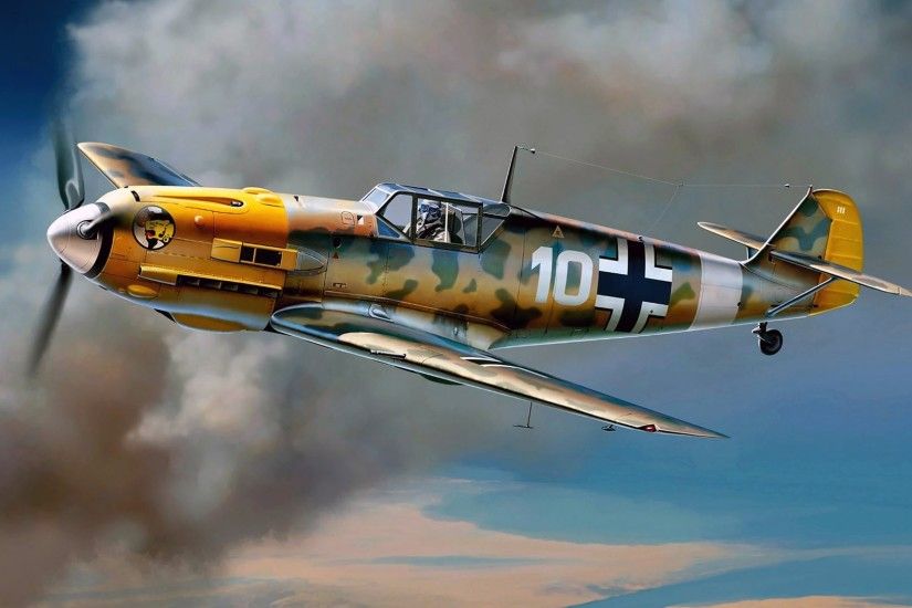 Messerschmitt, Messerschmitt Bf 109, Luftwaffe, Aircraft, Military,  Artwork, Military Aircraft, World War II, Germany Wallpapers HD / Desktop  and Mobile ...