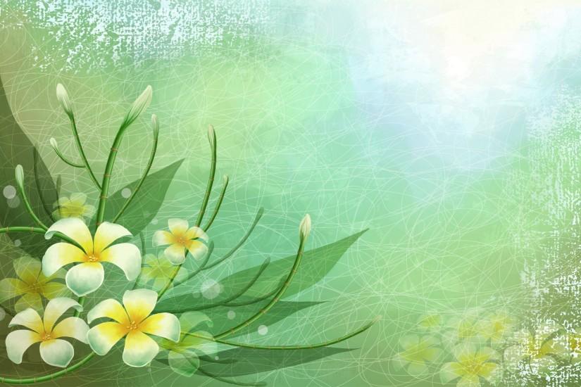 Green Nature Vector Art For Ppt Powerpoint Backgrounds