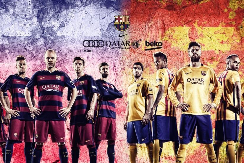 FC Barcelona 2015/2016 Wallpaper by RakaGFX on DeviantArt