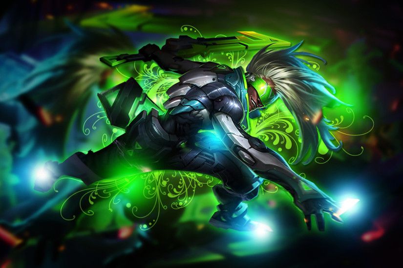 League Of Angels Ekko Splash Art Project Gameplay Hd Wallpaper For Mobile  Phones Tablet And Pc 2560x1440 : Wallpapers13.com