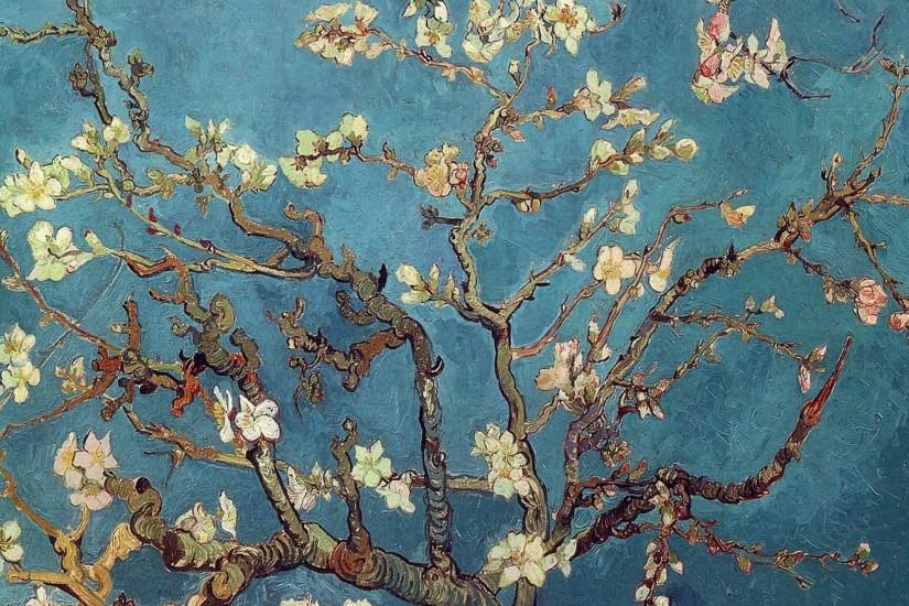 Almond Blossom 1890 Vincent Van Gogh Wallpaper