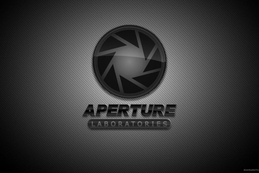 Aperture Science Black logo picture