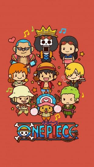 Cute Lovely One Piece Cartoon Poster iPhone 6 wallpaper
