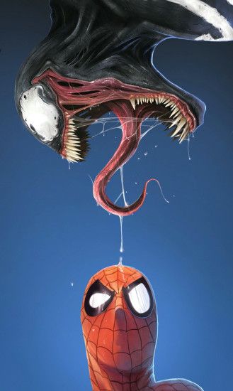 Spiderman and Venom Wallpaper
