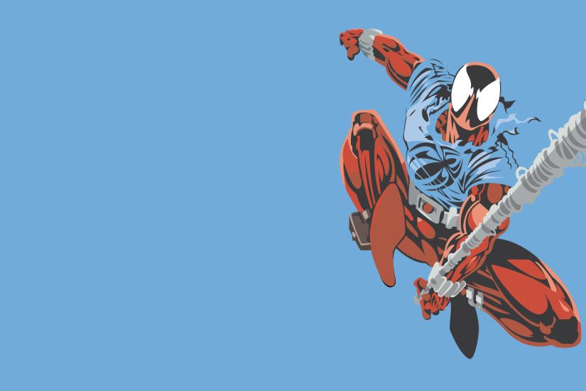 Got some love from my other Spider-Man wallpapers, and was requested to do  Scarlet Spider.