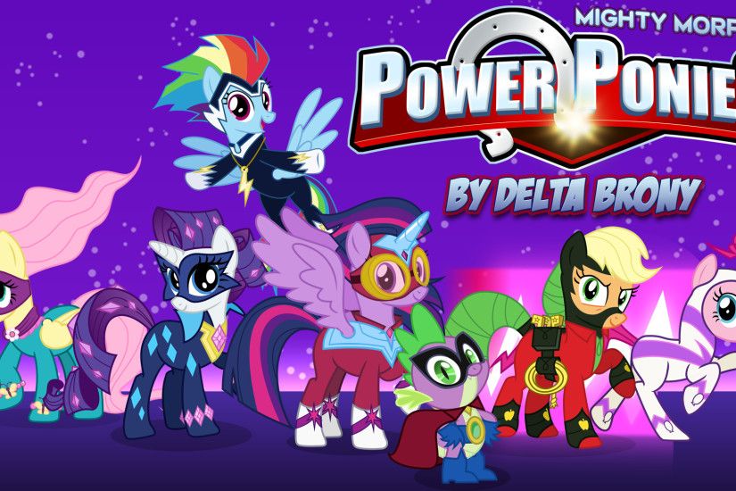 Cartoon - My Little Pony: Crossover My Little Pony Power Rangers Vector  Mighty Morphin Power
