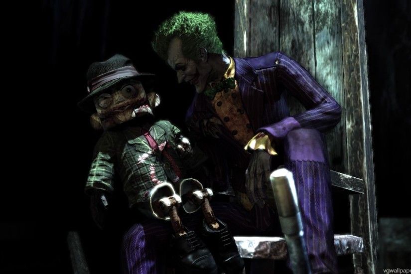 The Joker - a screenshot from The Batman: Arkham Asylum Click image for  full 1920x1080