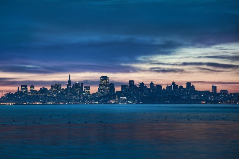 San Francisco The Night Skyline