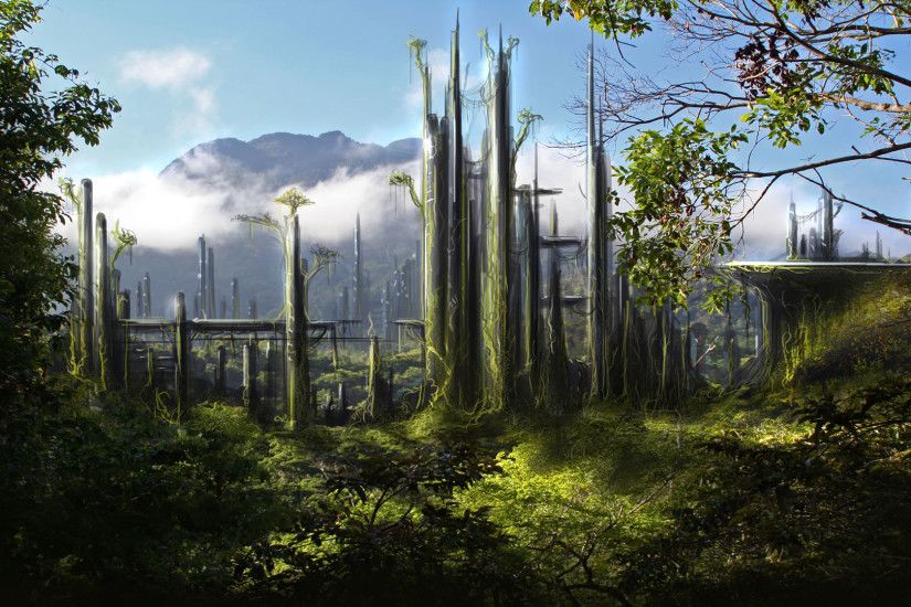 Organic Sci Fi Rainforest