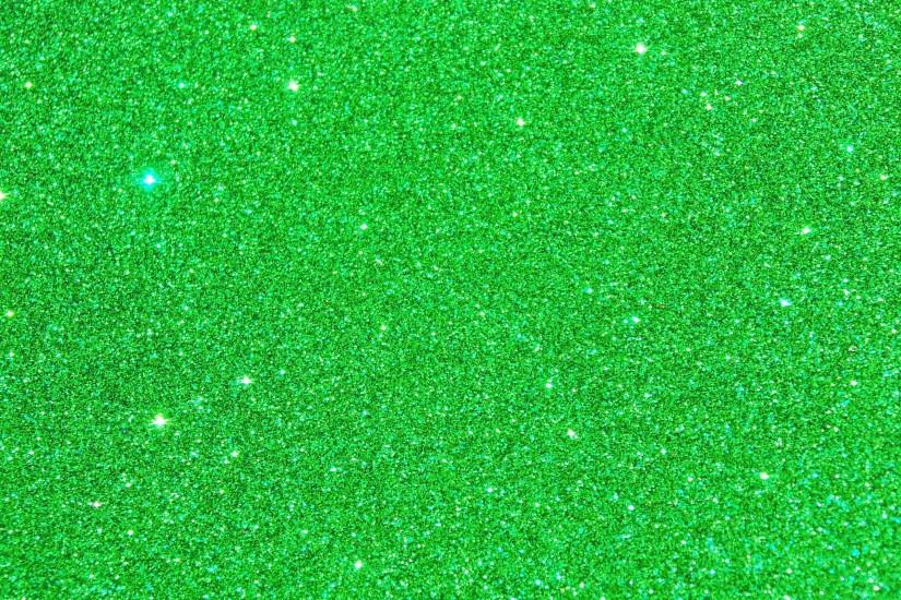 Bright Green Glitter Background