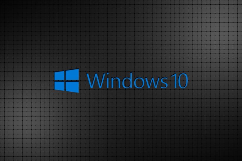 Windows 10 blue text logo on a grid wallpaper 3840x2160 jpg