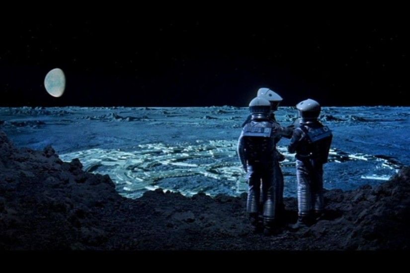 Movie - 2001: A Space Odyssey Astronaut Moon Wallpaper