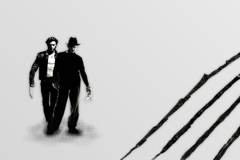 movies, Wolverine, Freddy Krueger Wallpaper HD