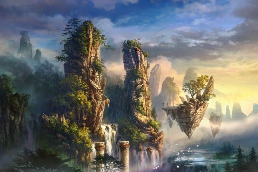 fantasy landscape Wallpaper Backgrounds