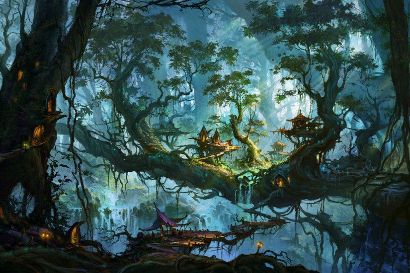 Enchanted Forest Wallpapers HD For Desktop.