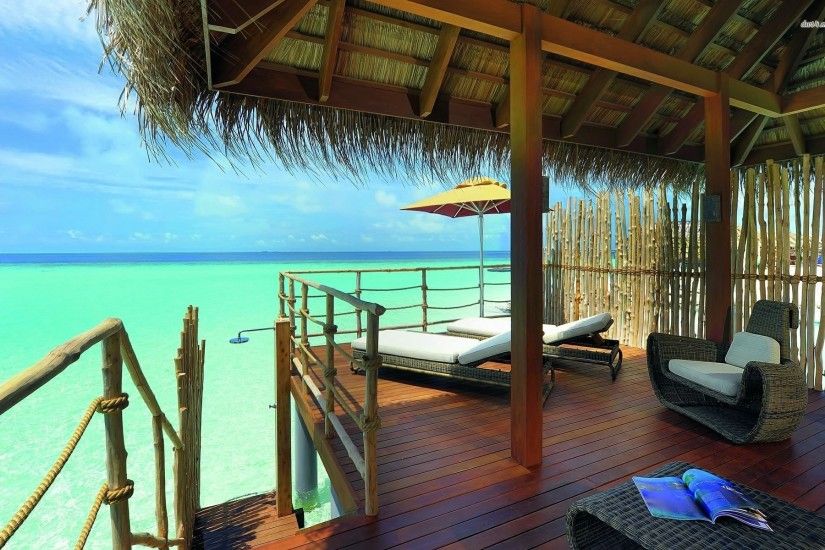 Beach House In The Maldives