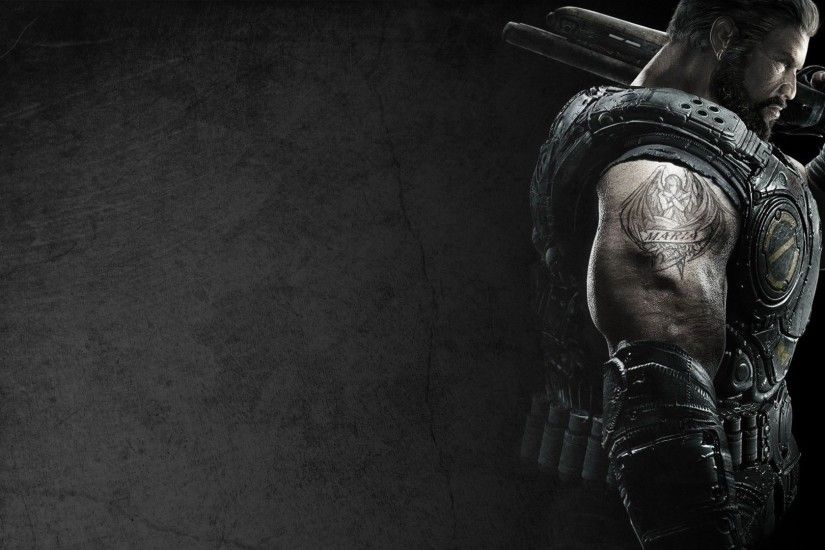 Wallpaper Gears of war, Soldier, Tattoo, Shoulder, Background, Marcus fenix  HD, Picture, Image