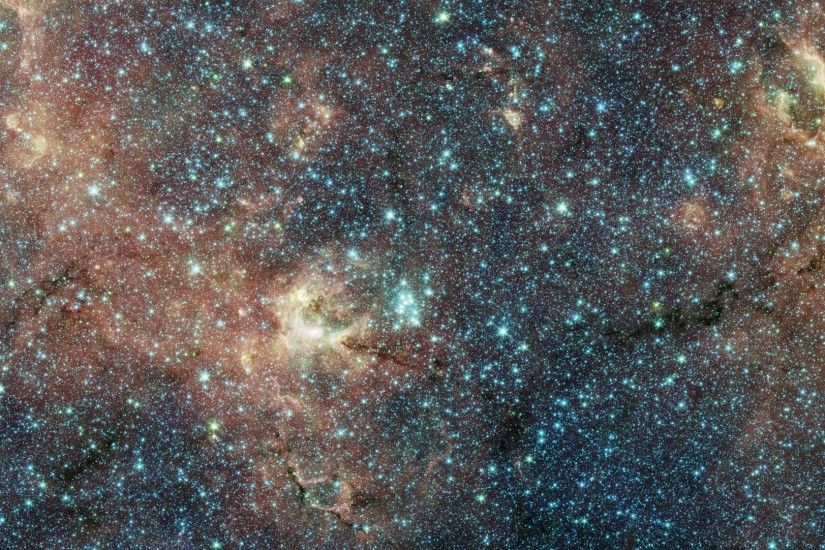 Star field and nebulosity HST
