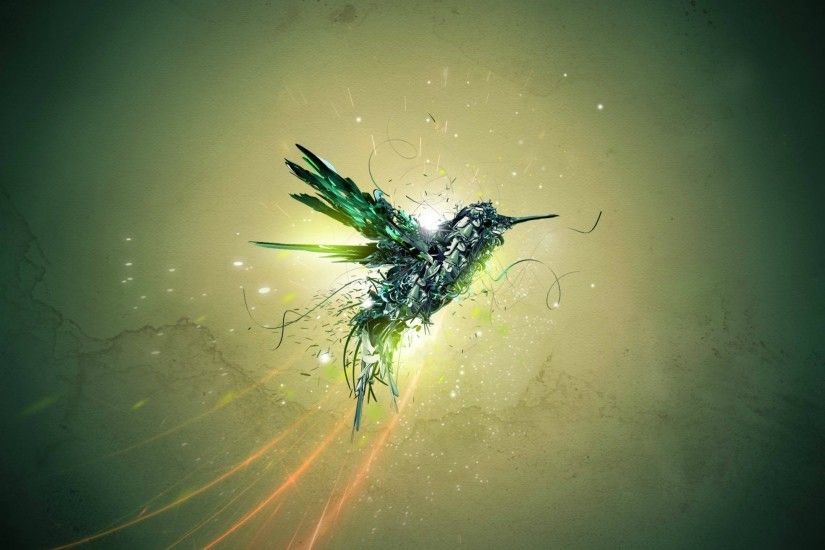 Mechanical Hummingbird - Anyone got wallpapers similar to this style?