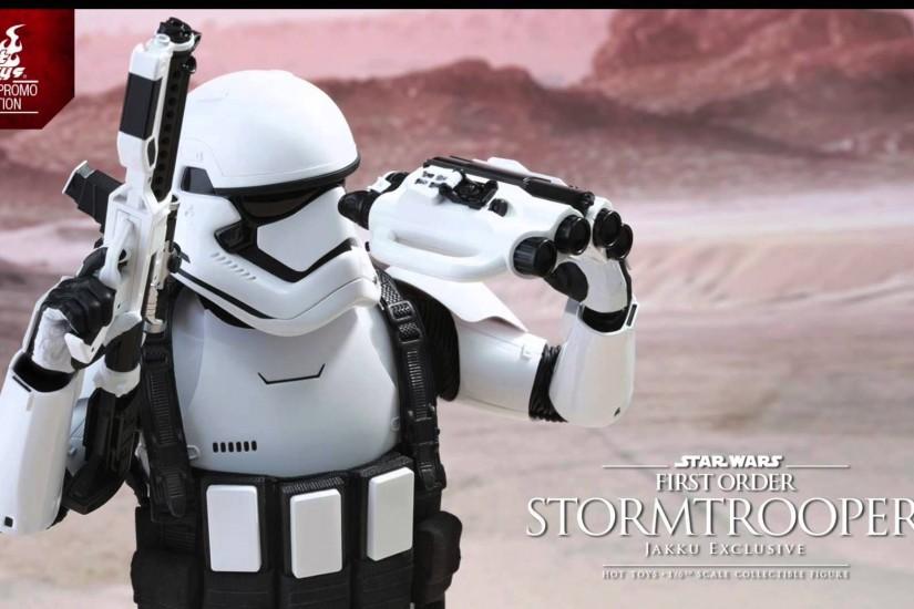 Star Wars The Force Awakens Hot Toys First Order Stormtrooper Jakku  Exclusive 1/6 Scale Figure!