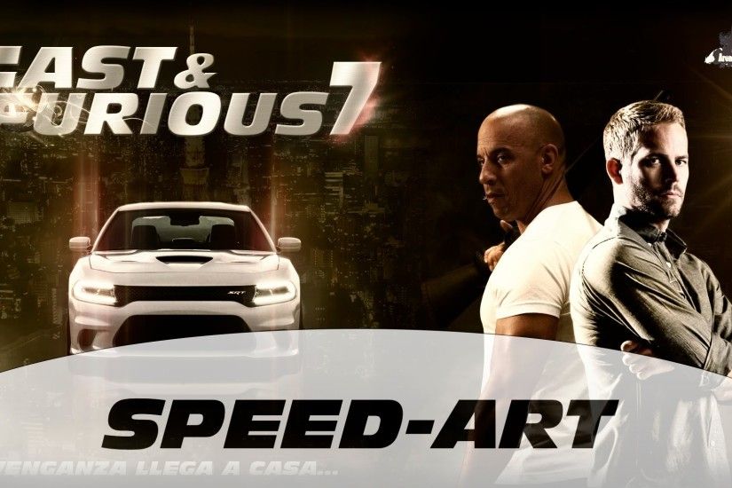 Fast & Furious 7 (RÃ¡pidos y Furiosos 7) - Speed Art Wallpaper