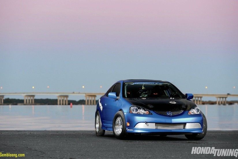 custom acura rsx type s blue with carbon fiber hood wallpaper fresh acura  rsx type