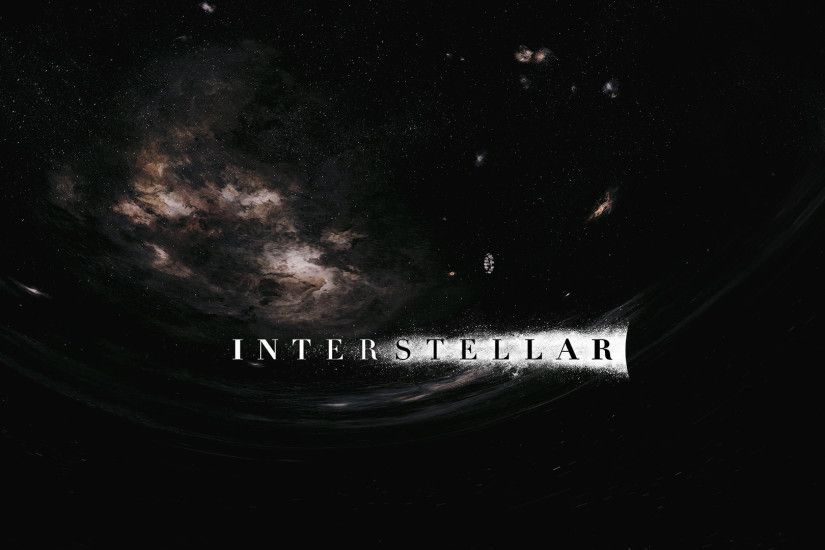 ... Interstellar wormhole wallpaper (with logo) by NordlingArt