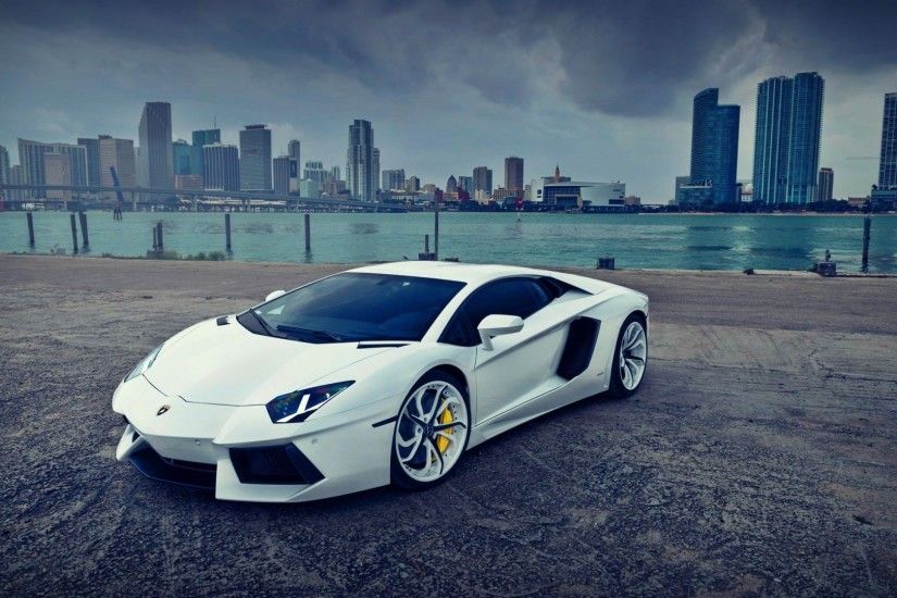 ... Cars Wallpaper Download Awesome Lamborghini Aventador White Hd Desktop  Wallpaper ...