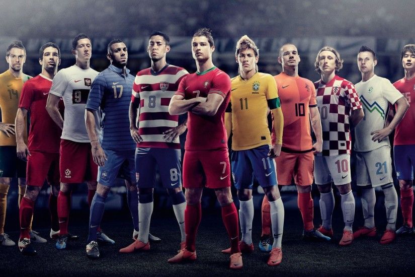 2560x1440 Modric, Euro 2012, The Neymar, Dempsey, Ronaldo, Nike .
