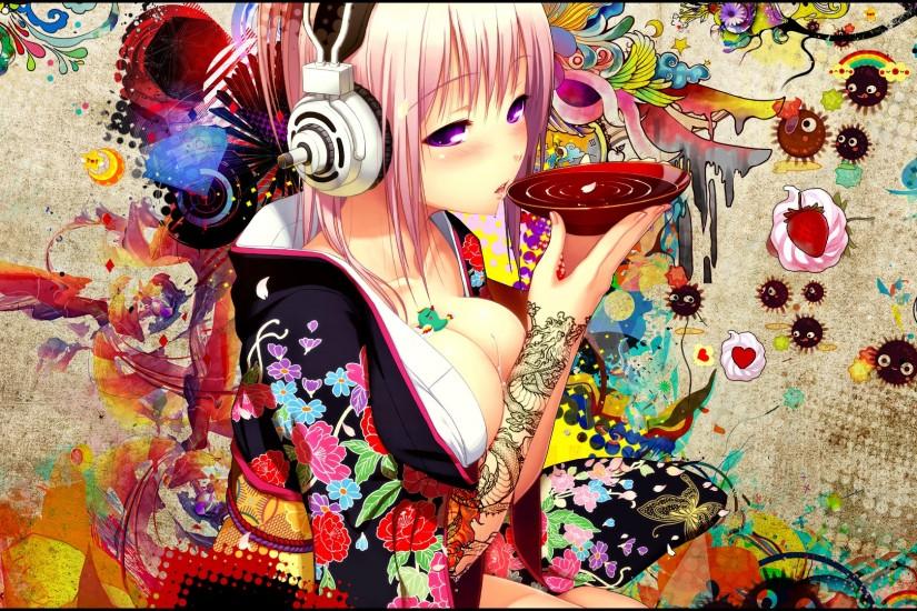 Anime Girls With Headphones Res: 1920x1080 HD / Size:3015kb. Views: 670573