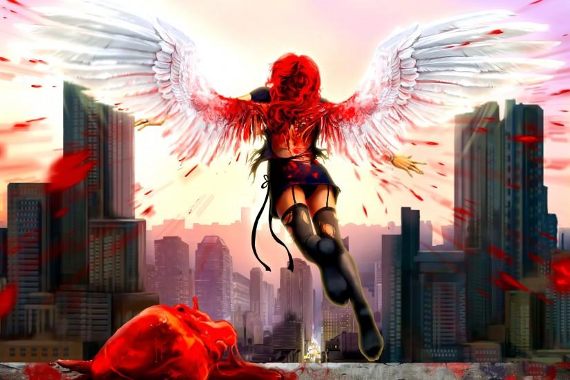 Bloody Anime Angel | Bloody Angel HD wallpapers