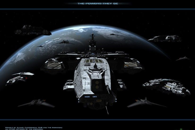 planets Stargate spaceships digital art science fiction vehicles /  2560x1920 Wallpaper