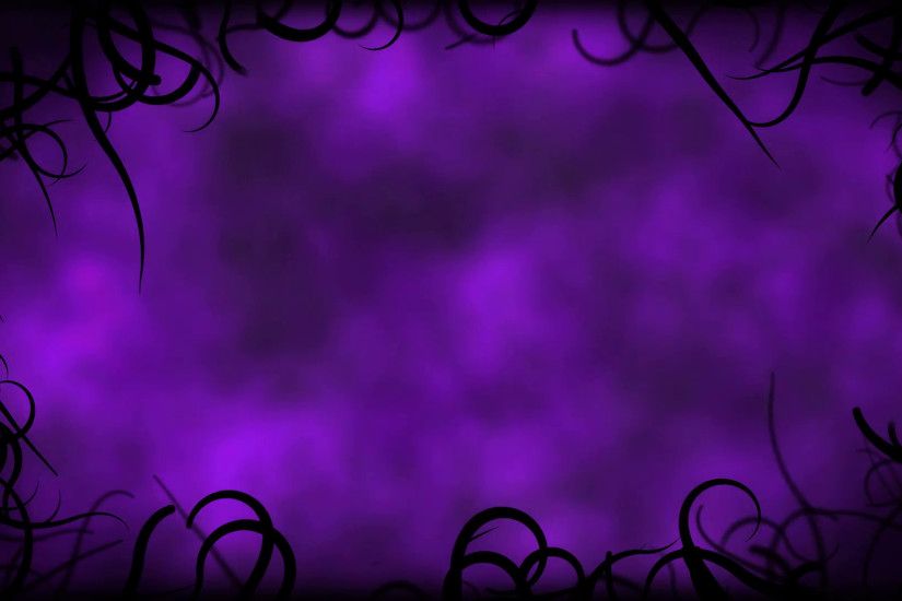 Black Vines Border Background Animation - Loop Purple Motion Background -  VideoBlocks