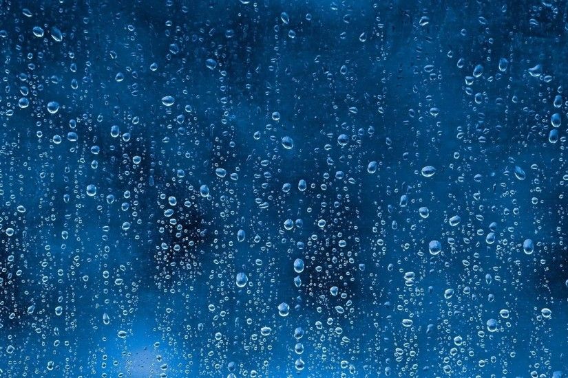 Rain on glass wallpaper full HD.