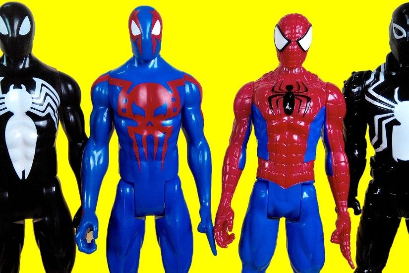Spider man armor toy, spider man 2099, Black Spiderman, Agent Venom, Iron  Spider, ultimate Spiderman - YouTube