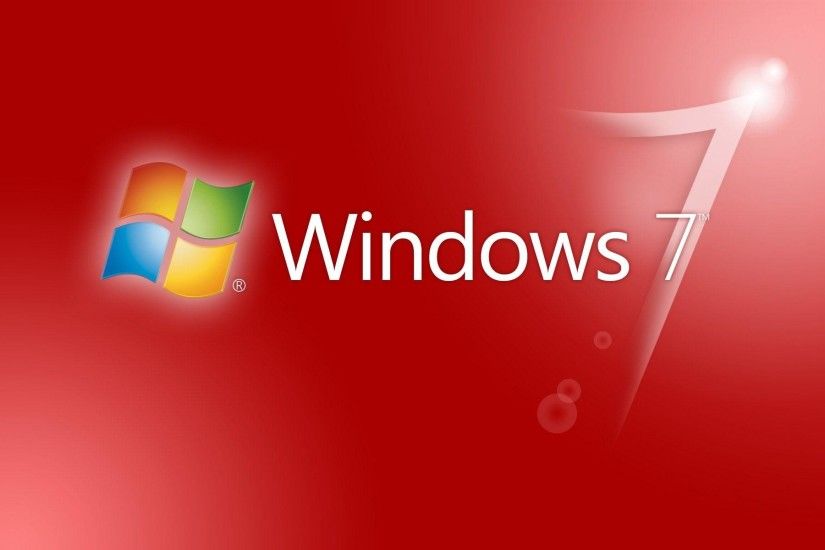 Windows 7 Wallpaper Red wallpaper - 576819