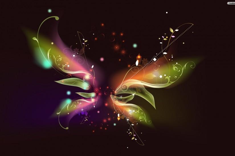 Light Butterfly Wallpaper